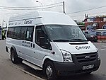 Бесплатный автобус Genser в пункт аренды автомобилей АрендаАвто-члы на Новорязанском шоссе